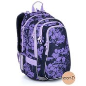 Topgal Lynn 23008 školní batoh dívčí 2.-5. třída fialové květy