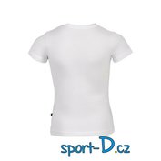 Alpine pro Axiso 2 vel.128-134 dívčí bavlněné tričko bílé
