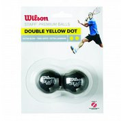 Wilson Staff premium balls 2 žluté tečky squash míček