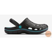 Coqui 6352 uni nazouváky black/turquoise - černé/tyrkysové