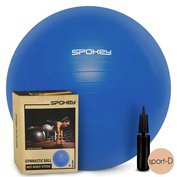 Spokey Fitball 920938 vel.75cm rehabilitační míč+ pumpa modrý