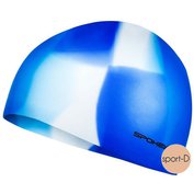 Spokey Abstract 83946 plavecká čepice modrá
