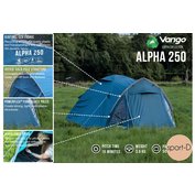 Vango Alpha 250 stan pro 2 osoby modrý