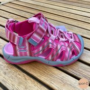 Alpine pro Anguso dětské trekové sandály růžové