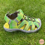 Alpine pro Anguso dětské trekové sandály zelené