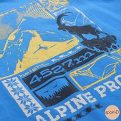 Alpine pro Cress vel. S pánské tričko modré