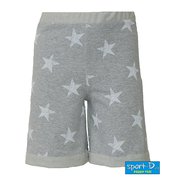 Sport-D Grey star vel. 140 chlapecké šortky šedá hvězda