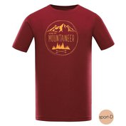 Alpine pro Dafot pánské tričko vínové