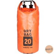 Merco Dry Bag nepromokavý vak pro vodáky 20l pevný, oranžový