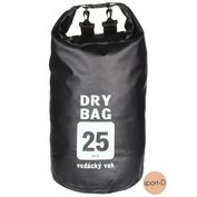 Merco Dry Bag nepromokavý vak pro vodáky 25l pevný, černý