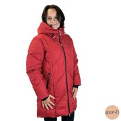 Luhta Hanga dámský zimní kabát červený