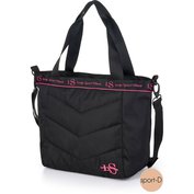 Loap Intan V05J dámská taška černá s růžovým nápisem
