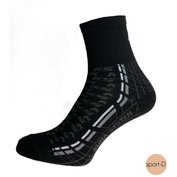 Pondy KS-Lite 550 středně vysoké funkční ponožky černé