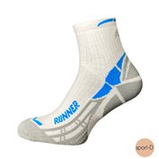 Pondy KS-RUN vel. 37-38 výborné funkční ponožky bílé