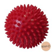 Acra masážní ježek 7,5cm červený