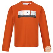 Regatta Wenbie III RKT136 chlapecké tričko dl. rukáv oranžové