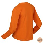 Regatta Wenbie III RKT136 dětské tričko dl. rukáv oranžové