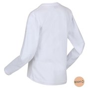 Regatta Wenbie III RKT136 dívčí tričko dl. rukáv bílé