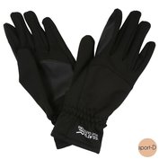 Regatta Softshell RUG017 softshellové prstové rukavice černé