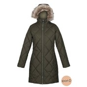 Regatta Fritha II RWN219 dámský zimní kabát tmavě zelený (khaki)