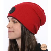 Sherpa Stella dámská i pánská zimní čepice červená