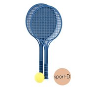 Soft tenis sada 2x raketa +1x míček (líný tenis) modré rakety