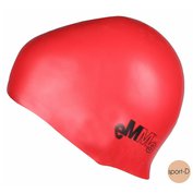 Emme Solid juniorská plavecká čepice, silikonová červená