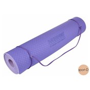 Merco Yoga Double Mat TPE6 protiskluzová karimatka 6mm fialová