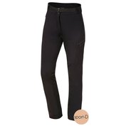 Alpine pro Zebina dámské tenké softshellové kalhoty černé