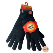 Heat Holders BSGH631 BLK  vel. S/M pánské pletené rukavice černé