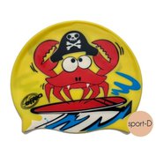Effea dětská plavecká čepice žlutý krab