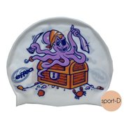 Effea dětská plavecká čepice bílá chobotnice