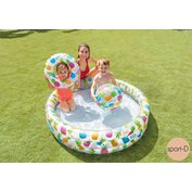 Intex Ananas 59469 dětský bazén o velikosti 132 x 28cm, kruh, míč