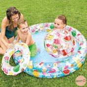 Intex Fruity 59460 dětský bazén o velikosti 122 x 25cm, kruh, míč