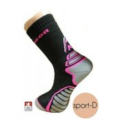 Pondy KS-out2 vel. 33-35 sportovní ponožky růžové