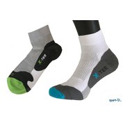 Pondy KS-XTER vel. 45-47 sportovní nízké ponožky bílá