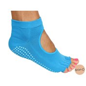 Merco Protiskluzové ponožky na jógu bez prstů modré