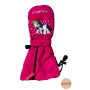 Relax Puzzyto RR17P vel.4 (roky) dětské lyžařské palčáky/rukavice růžové