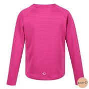 Regatta Samley RKT125 dívčí funkční tričko dl. rukáv růžové