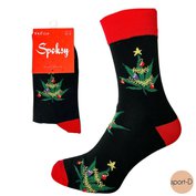 Pondy Spoksy SKAX054 uni vánoční ponožky stromeček
