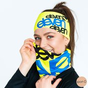 Eleven Dolomiti Fluo F11 blue UNI sportovní čelenka žlutá