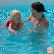 Neo splash vesta na plavání pro děti 3-6 let, modrá neoprenová